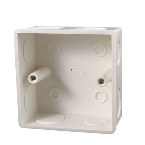 electrical socket boxes|double socket single back box.